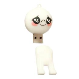 Lovely Touched Face USB2.0 Flash Drive Memory Stick/Memory Disk 16GB White