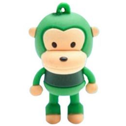 Cute Monkey USB 2.0 Flash Drive Memory Stick SD Card Memory Disk 32GB Green