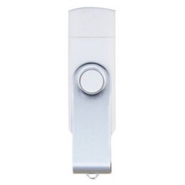 16GB Double Plug Cellphone/PC USB Storage Flash Drive Memory Stick/Disk White