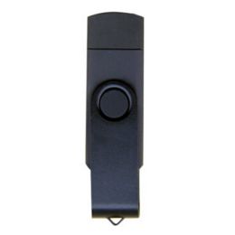 16GB Double Plug Cellphone/PC USB Storage Flash Drive Memory Stick/Disk Black