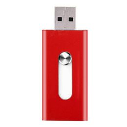 16GB Double Plug PC USB Flash Drive Dual-Purpose Memory Stick Red