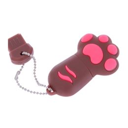 Cat's Paw USB 2.0 Flash Drive Memory Stick USB 2.0 Memory Disk 32GB Coffee