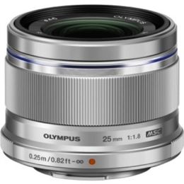 M.ZUIKO 25mm f1.8 Lens Slvr