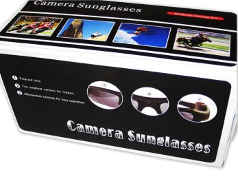 Hidden Spy Video Camera Sunglasses for Roller Blading