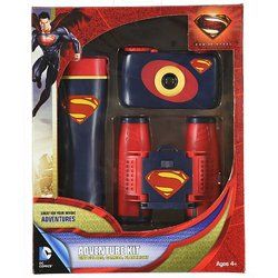 Super Man: Man of Steel Batman 3-Piece Adventure Kit with Camera, Flashlight, and Binocular
