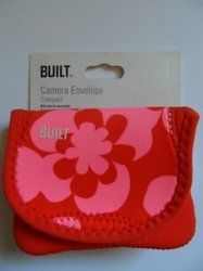 BUILT Neoprene Compact Camera Envelope - Summer Bloom, Red/Pink